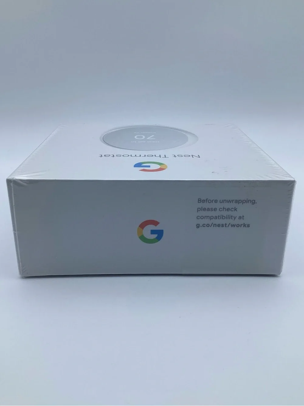 Google Nest Smart Wi-Fi Programmable Thermostat - Snow - Energy Star Recipient